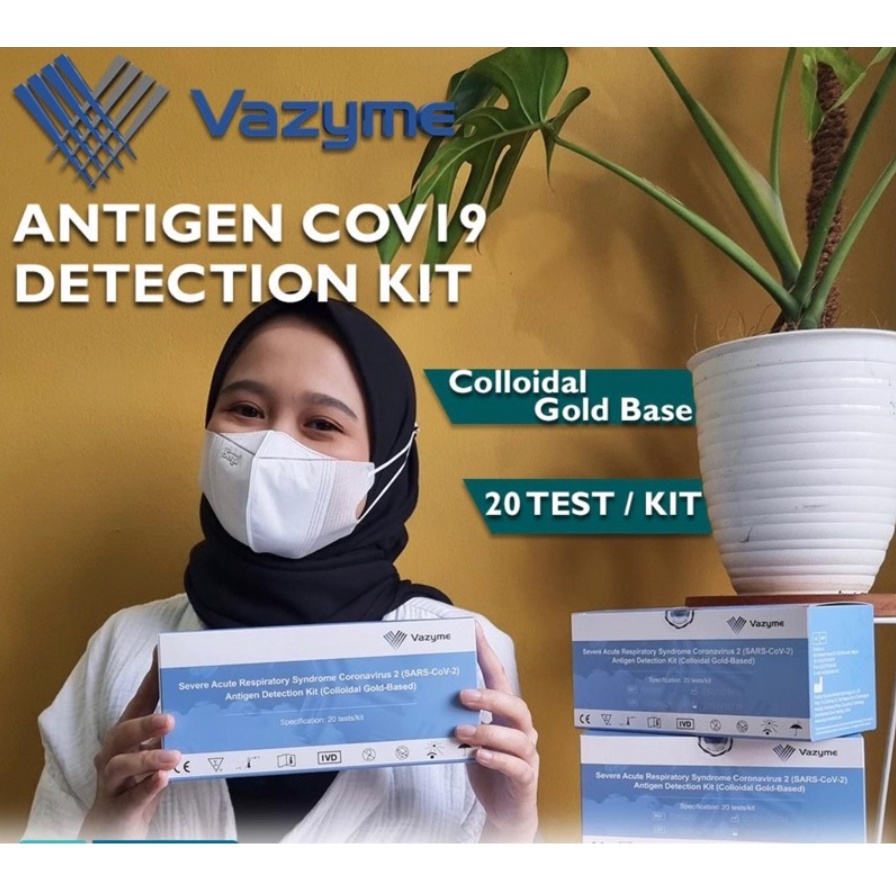 Premium Swab Antigen Vazyme 1Box 20 Pcs Original Kemenkes