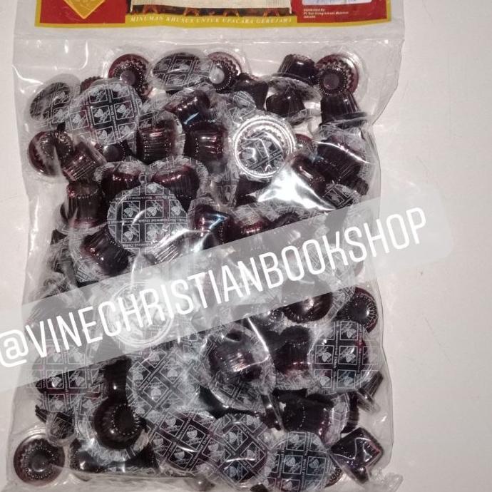 

Ready Stock PERJAMUAN KUDUS - ANGGUR KEMASAN CUP - ANGGUR CUP ISI 100 pcs - non alkohol...