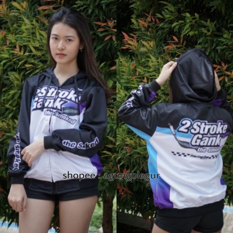 jaket 2 stroke gank / jaket full printing 2tak 2strok fizr rxking ninja