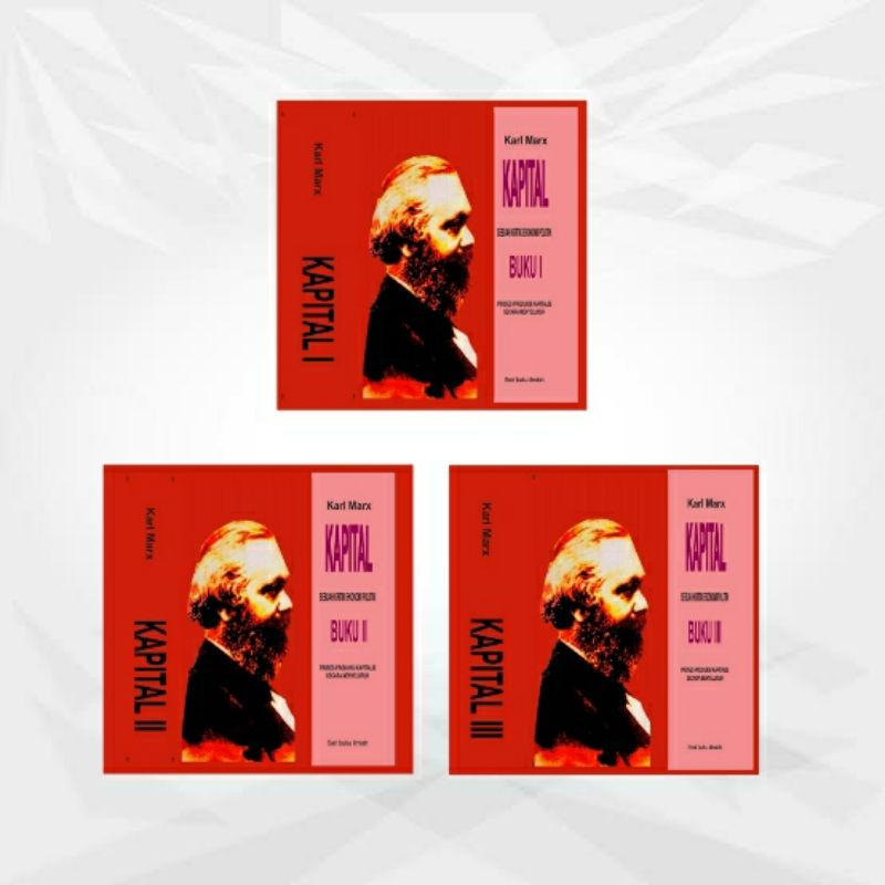 PAKET DAS KAPITAL KARL MARX JILID 1 2 DAN 3