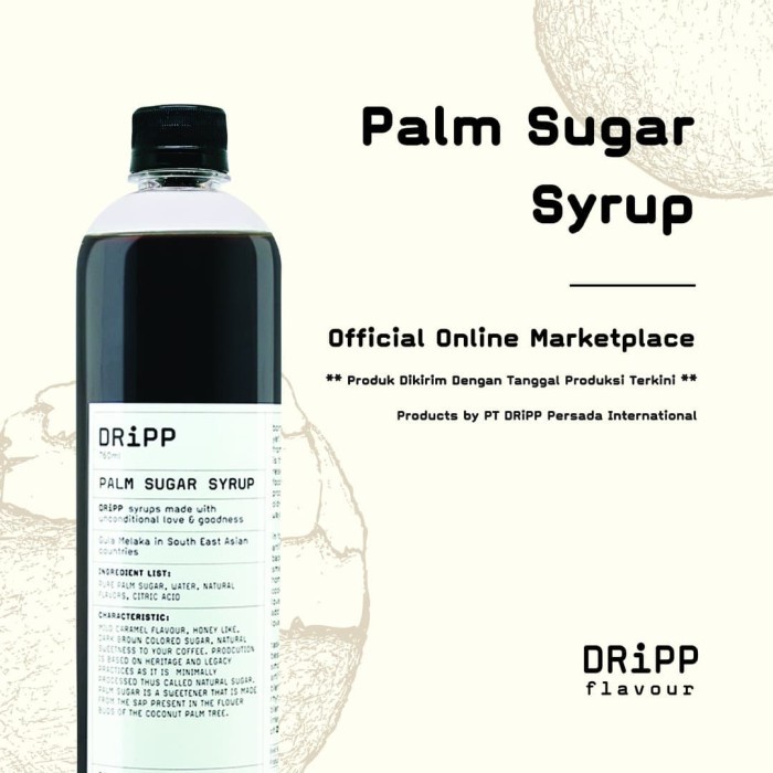 

(BISA COD) DRiPP Palm Sugar Syrup