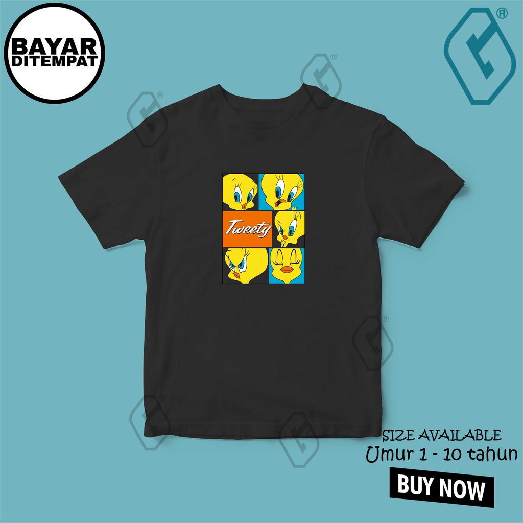 kaos anak tweety / baju anak branded tweety