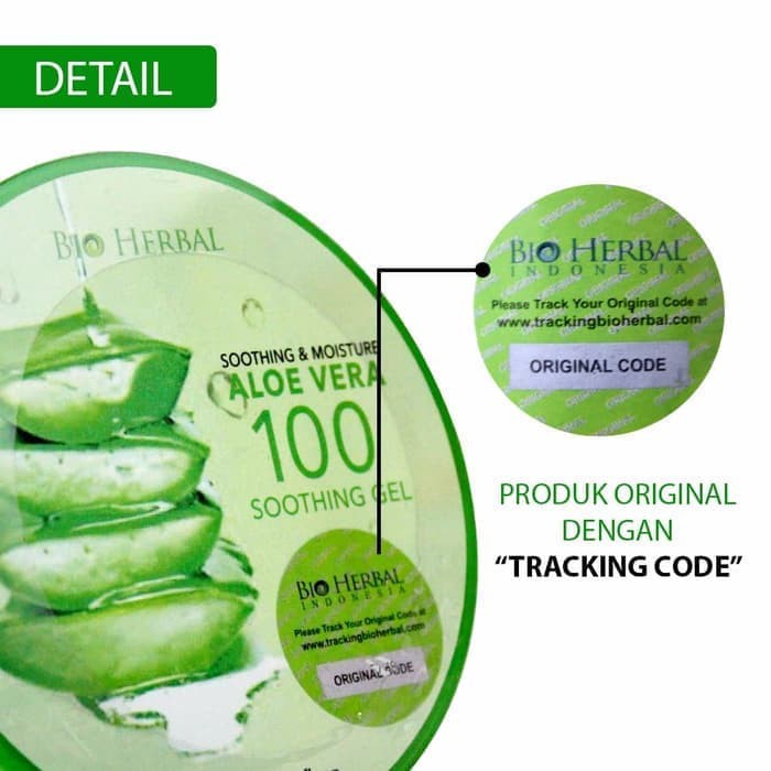 Gel Lidah Buaya Aloevera Soothing Gel / Original 100% ( BPOM )