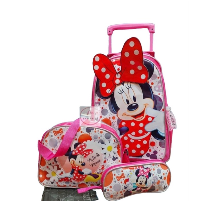 Tas Troli minimouse mikimouse lucu model terbaru