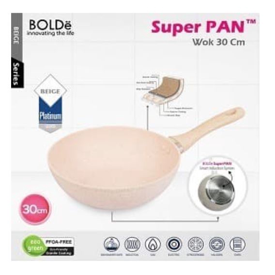 BOLDe Super Pan Wok Wajan 30 cm