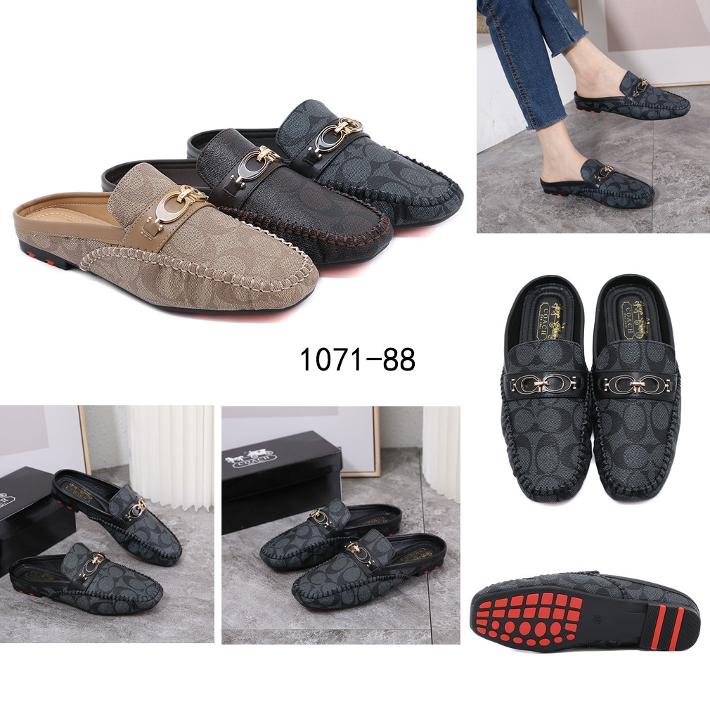 CCH Signature Canvas Flat Mules 1071-88