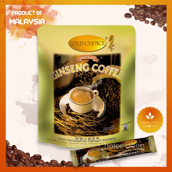 

KOPI GINSENG GOLD CHOICE INSTANT GINSENG COFFEE IMPORT MALAYSIA
