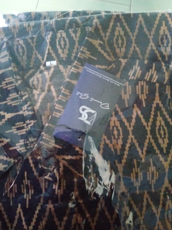 Hem Batik Lawasan Kemeja Batik Pria Kemeja Batik Lengan Pendek