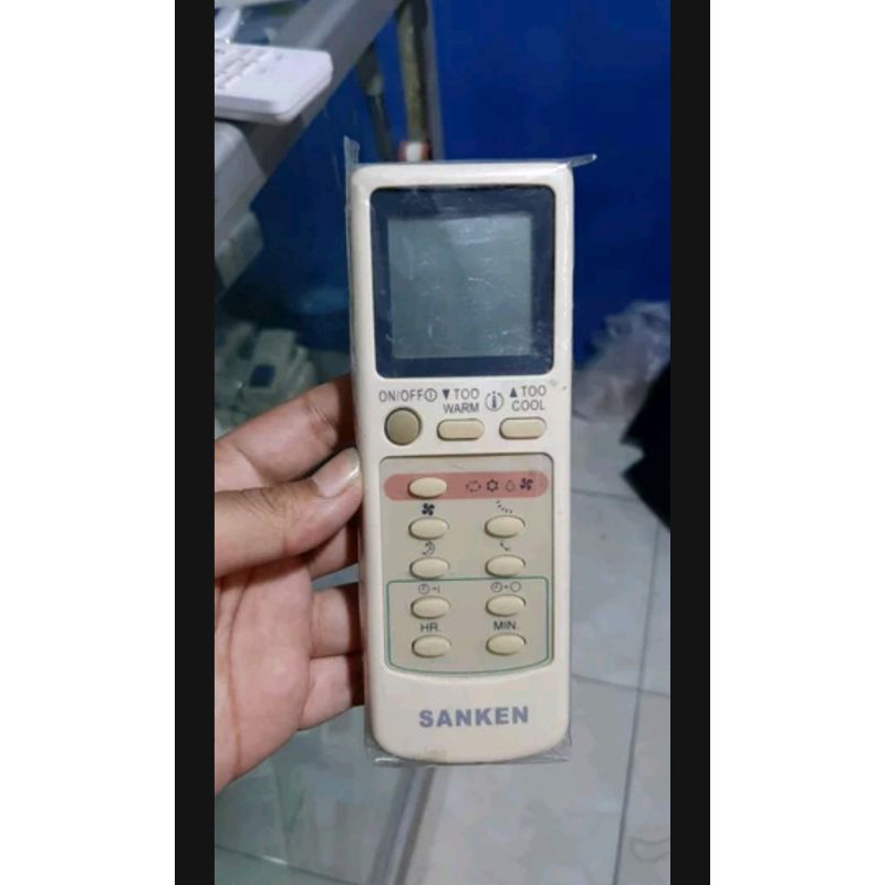 REMOTE REMOT AC SANKEN TIPE LAMA ORIGINAL ASLI