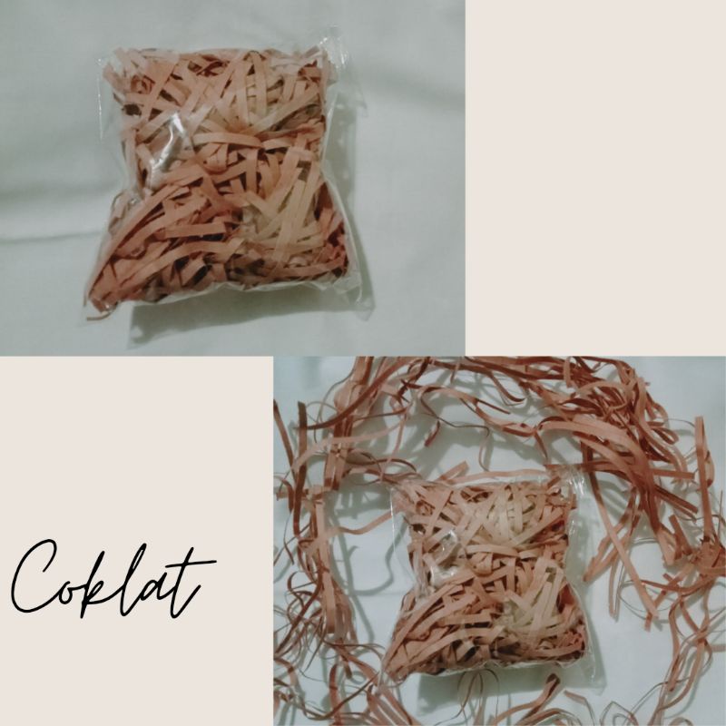 

Shredded paper/kertas cacah/kertas serut/kertas serutan/