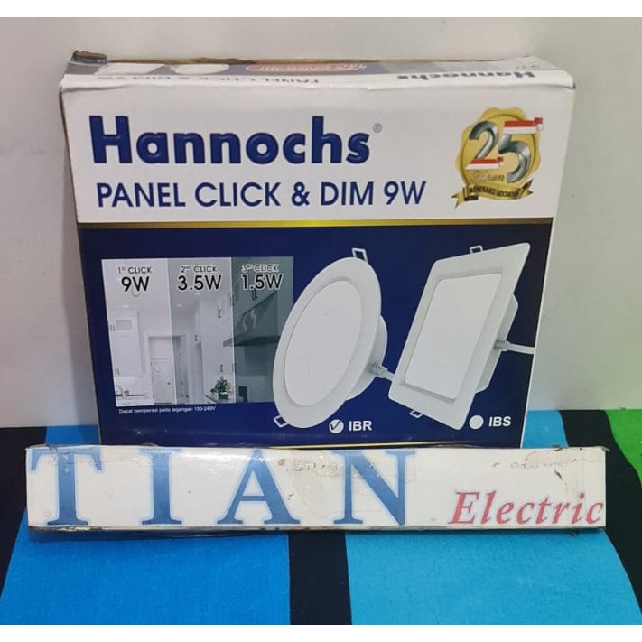 HANNOCHS LED Panel Click &amp; Dim 9 Watt