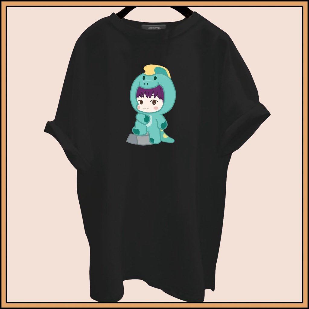 CALVIERO SHOP - BAJU KAOS ATASAN WANITA TOSCA DINO PRINT