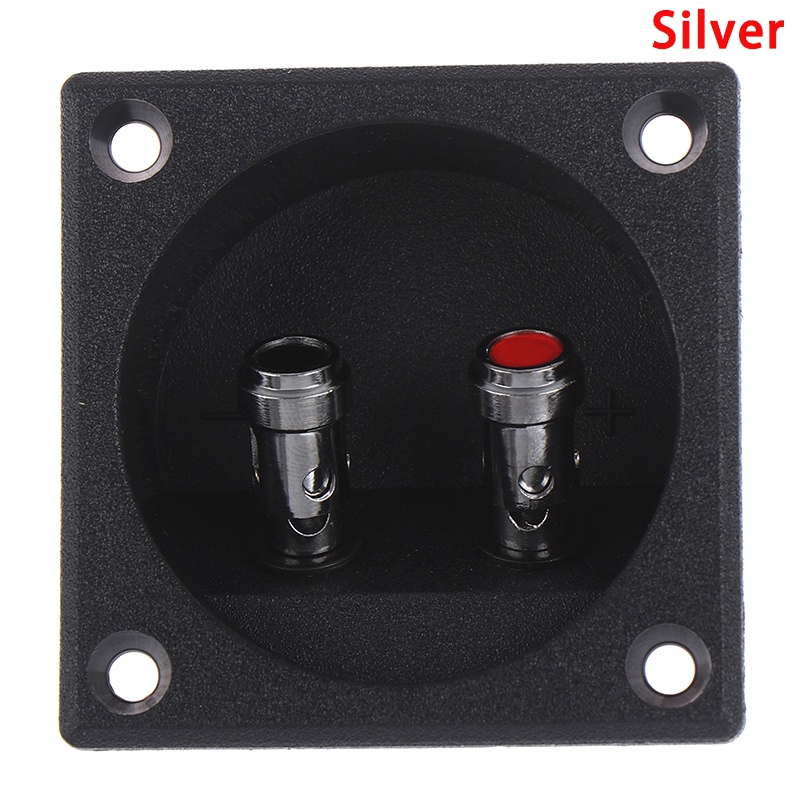 {LUCKID}1Pc 50mm Round Cup Subwoofer Plug Car Stereo Speaker Box Terminal Connector