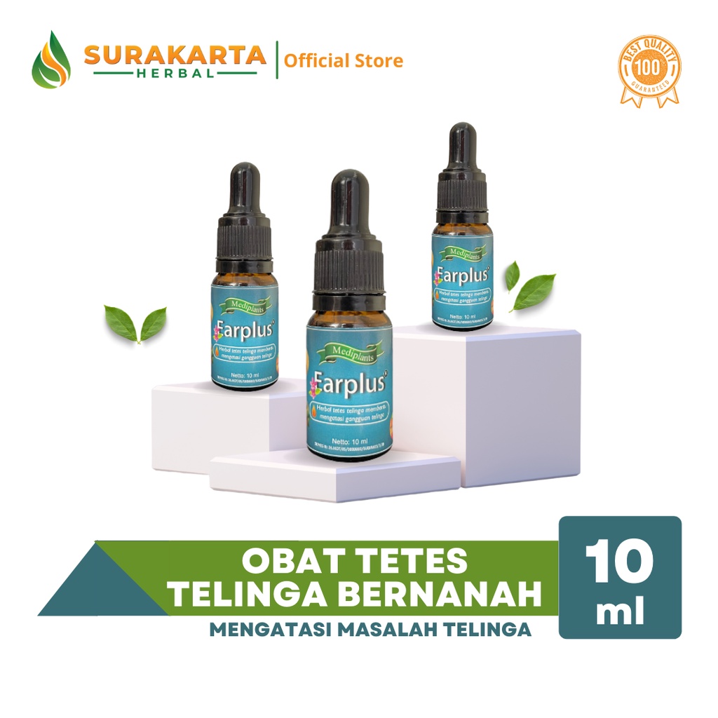 TETES Earplus Obat Herbal Tetes Untuk Telinga Bernanah