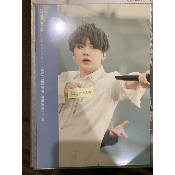 BTS notebook suga official japan