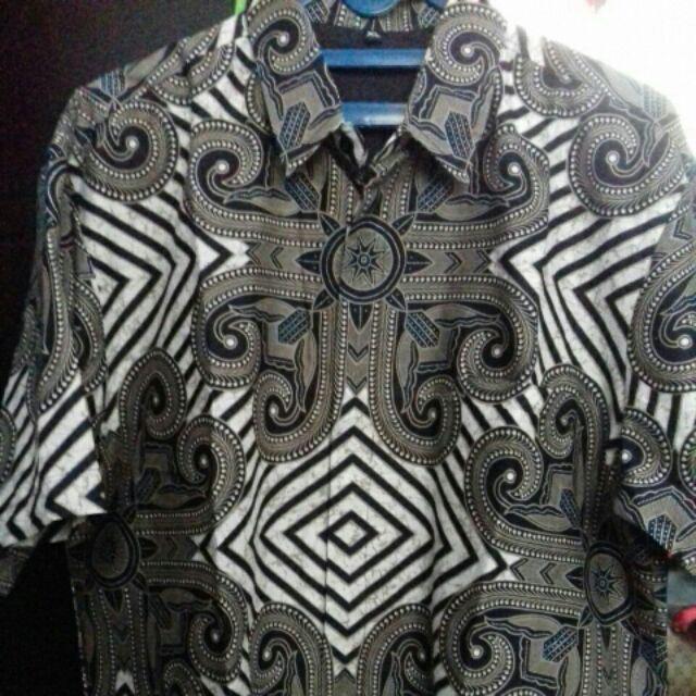 Amusta Batik Pria Batik Pria Lengan Pendek Kemeja Batik Pria Baju Batik Pria Kemeja Batik By Gba