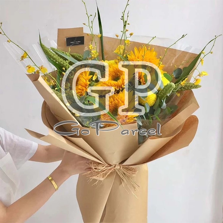 ( 5 Lembar ) PREMIUM KRAFT PAPER - KERTAS PREMIUM VINTAGE COKLAT - GIFT WRAPPING PAPER CLASSIC - KERTAS BUNGA / RANGKAIAN BUKET BUNGA / CLASSIC BROWN KORAN STYLE FOR BACKGROUND COVER PHOTOGRAPHY PROPERTY