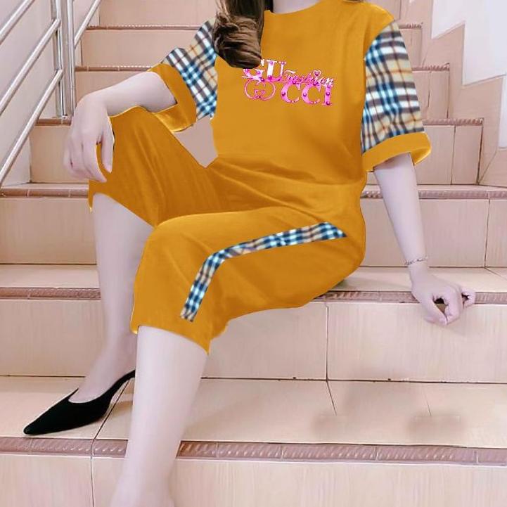 ☟ SET JUMBO YESSY FH setelan wanita kekinian stelan jumbo murah setelan santai XXXL baju olahraga ☉