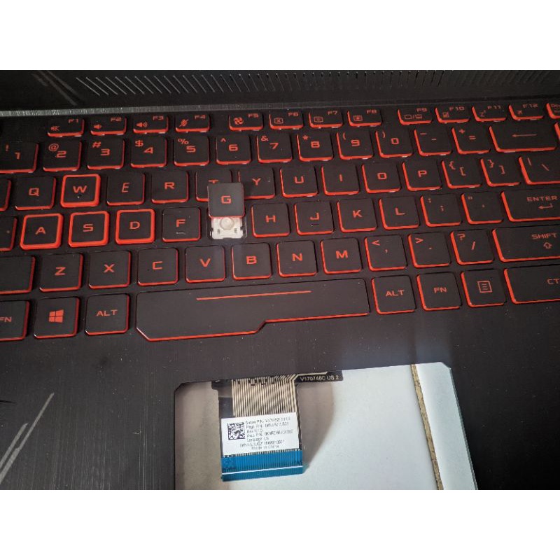 Tuts, tombol keyboard asus TUF FX504 FX505G FX504GE