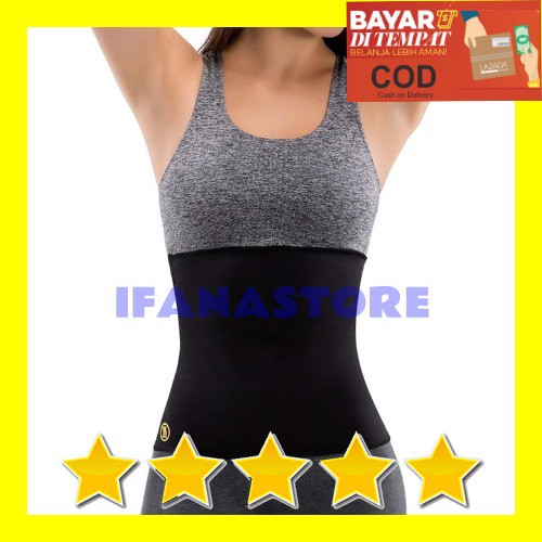 Korset Pelangsing Perut Tubuh Hot Sharper Slim Waist Shaper Sabuk Original