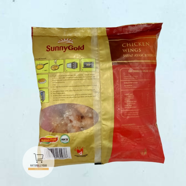 Sunny Gold Chicken Spicy Wing 500gr