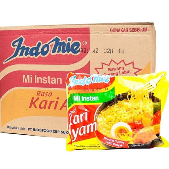 Indomie Kuah Kari Ayam 1 Dus Isi 40 Pcs