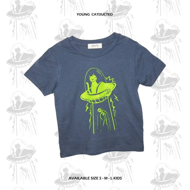 Kaos Anak - Kids Tshirt Young Catducted