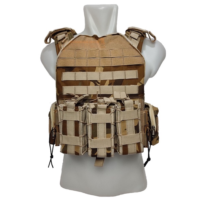 Rompi Body Vest Tactical | Body Vest Tactical | Body Vest Polisi | Rompi Pelindung Dada loreang Cream baru