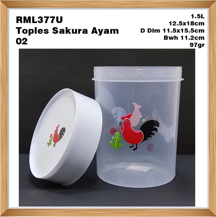 RML377U Toples Sakura Ayam Jago 1.5L