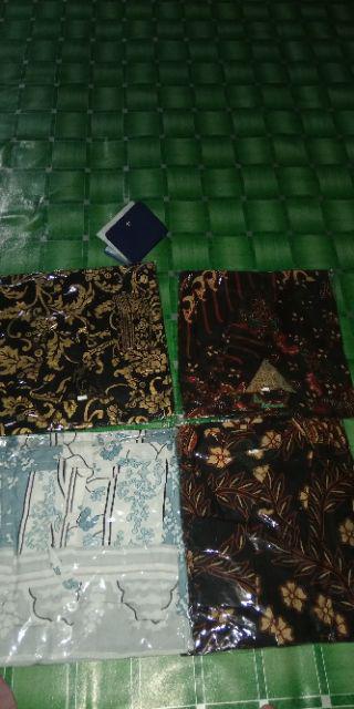 Bswart Batik Hrb026 Kenongo Hem Pendek Padi Pekalongan M L Xl Batik Pria Murah Modern Grosir