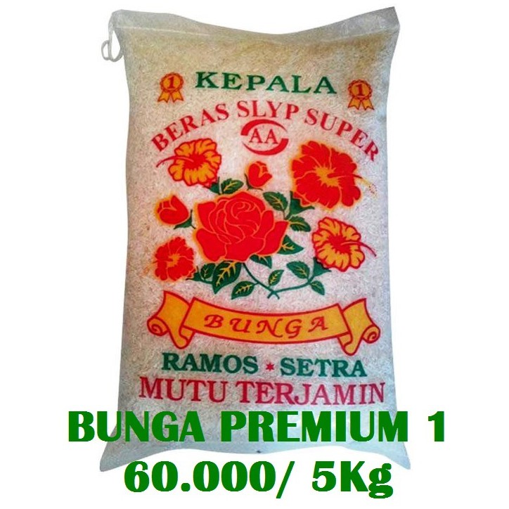 

KHUSUS GOJEK/GRAB BERAS RAMOS PREMIUM 1 BUNGA SLYP 5 KG/ 10 KG/ 20 KG