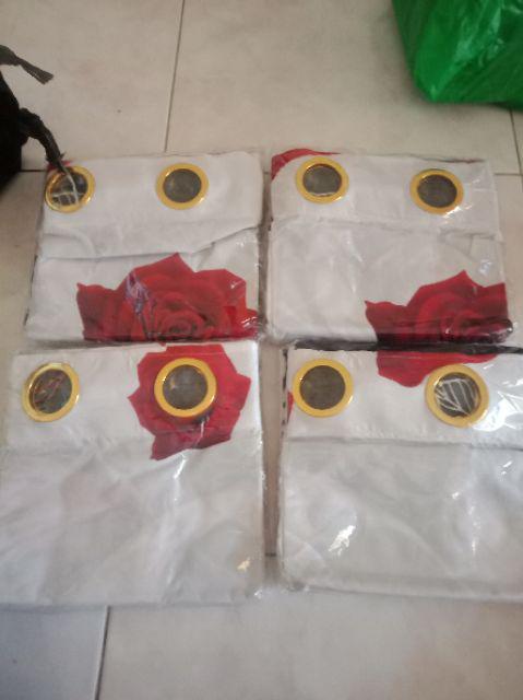 Gorden Tirai Homemade Smokring Motif Bouqet Flower