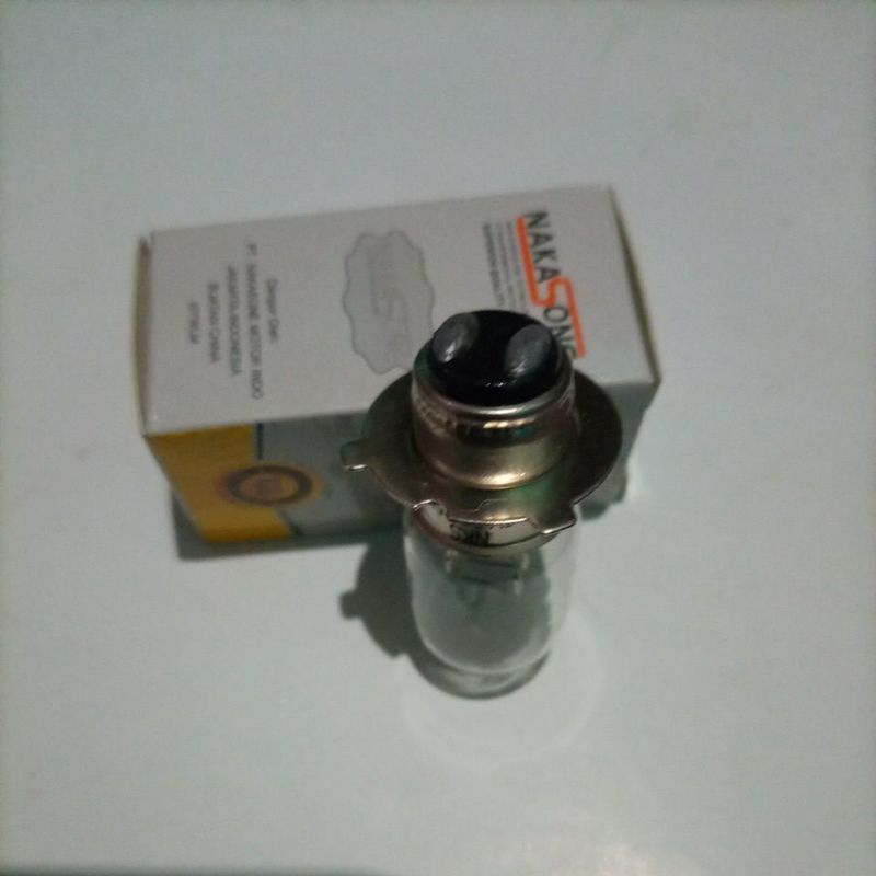 bohlam lampu depan halogen Supra x Megapro Primus kaki 3 /ceweng 3