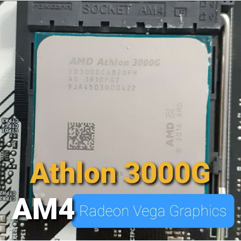 Athlon 3000G AM4 with Radeon Vega Graphics not 200GE AMD Processor