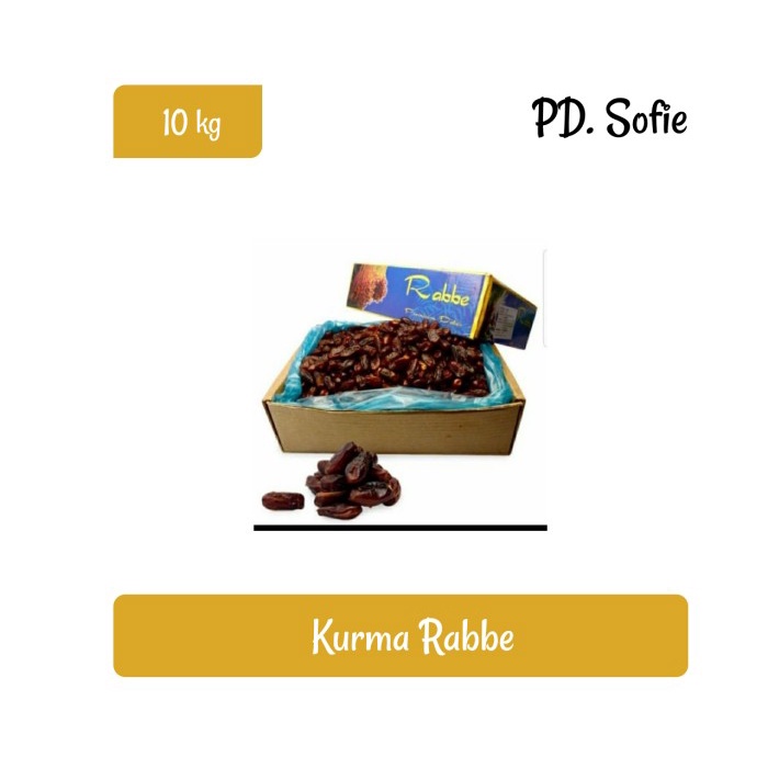 

Kurma Terbaru - Kurma Rabbe 10Kg/ Kurma Madinah Arab 10Kg / Kurma Kering