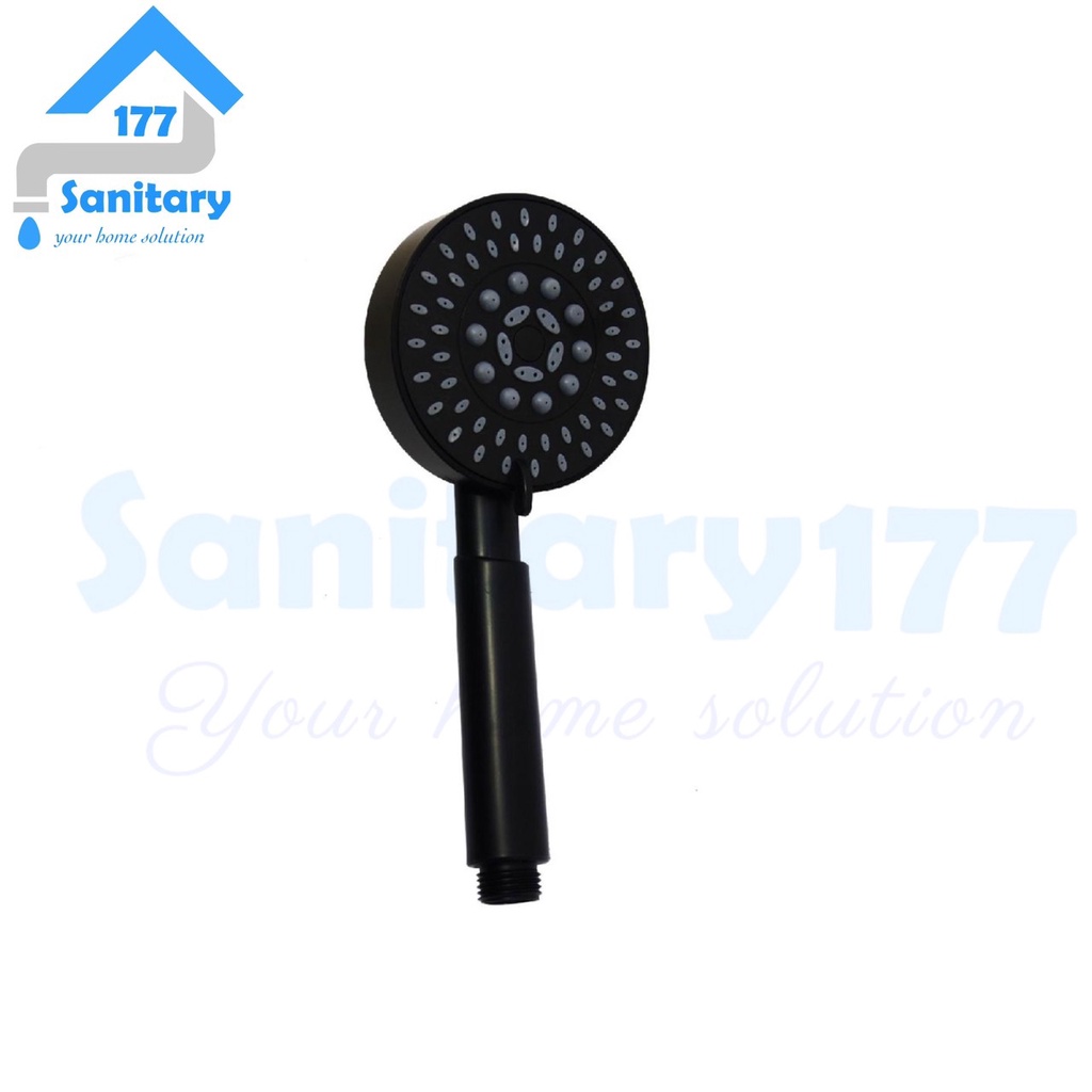 KEPALA HandShower 5in1 HITAM Murah Gede 19004 BLACK-Head Hand Shower mandi 5 in 1 semprotan air mandi spray sprayer