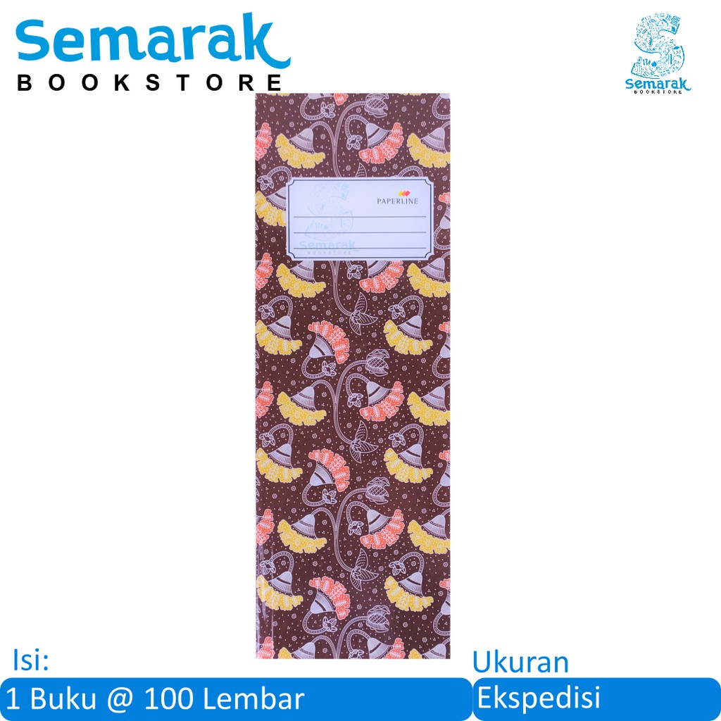

Buku Tulis Sampul Tebal Paperline Hard Cover Ekspedisi [1 Buku @ 100 Lembar]