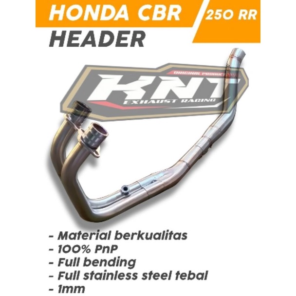 Header bending cbr250 RR
