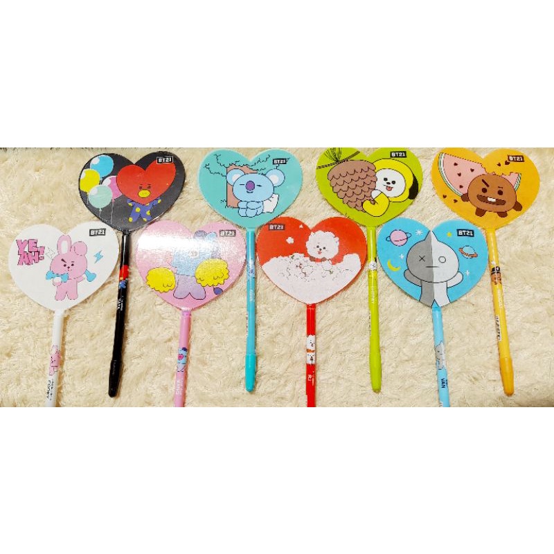 

Pulpen Kipas BT21 - Panjang - Hrg Satuan