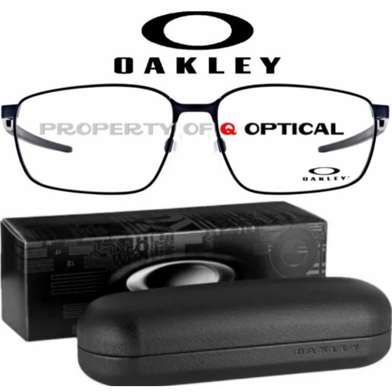 Frame Kacamata Pria Titanium Oakley Extender Matte Midnigt (OX3249-03) S58 Original