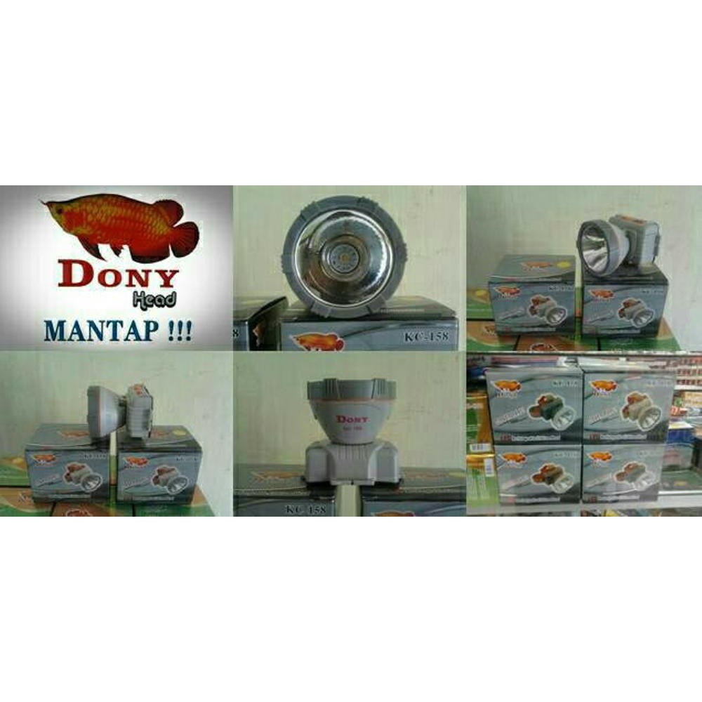 DONY KL-158 HEADLAMP SENTER KEPALA LED ORIGINAL