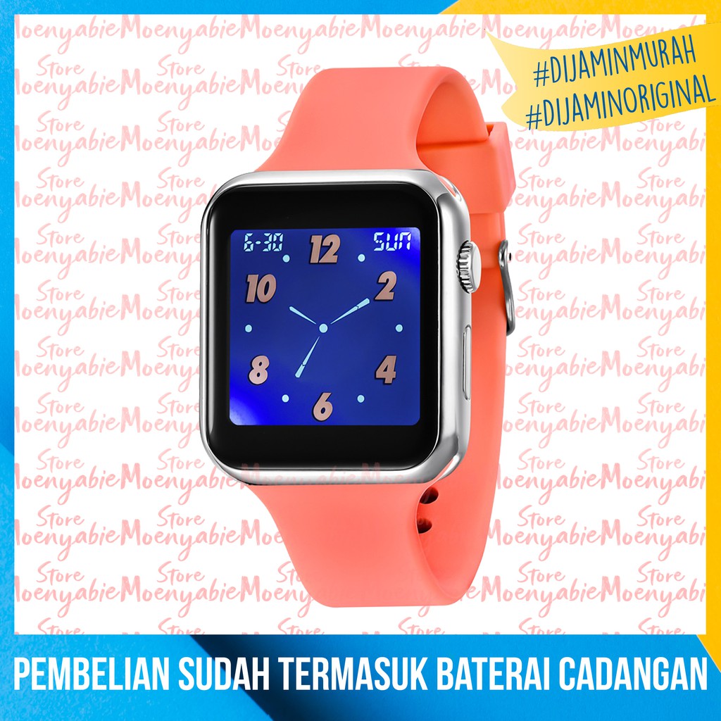 Digitec Wanita DS 8076T Orange Silver Original Dan Anti Air Jam Tangan Digitec Wanita & Pria