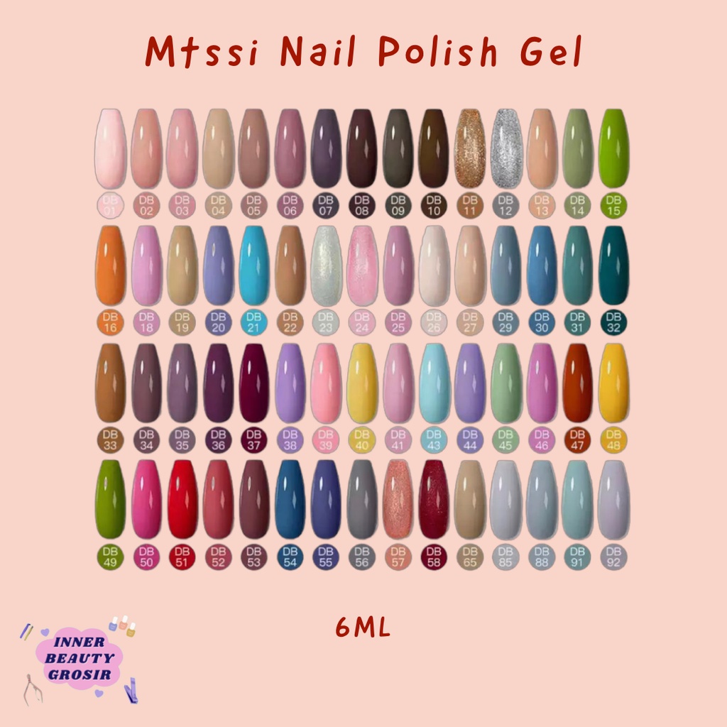 Mtssii Nail Polish Gel I No.1- 51/ Kutek Mtsii