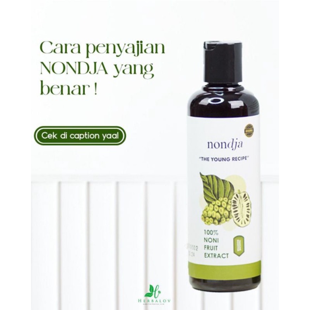 

Nondja 250ml by Herbalov, Minuman Sari Mengkudu, Ori Herbalov