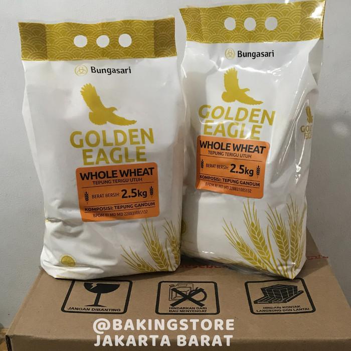 

Bungasari Golden Eagle Whole Wheat Tepung Terigu Utuh 2,5 KG