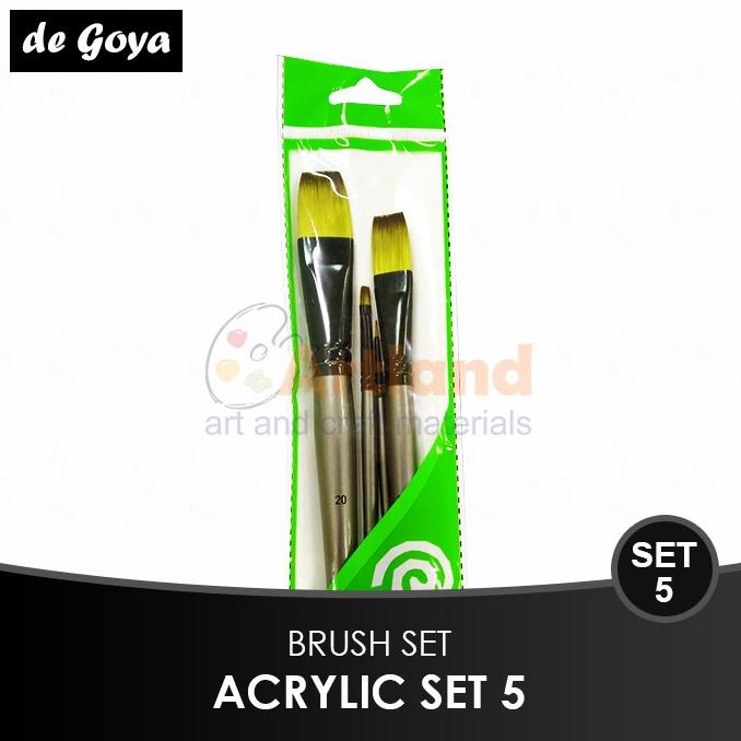 

PROMO Kuas De goya Acrylic Set 5