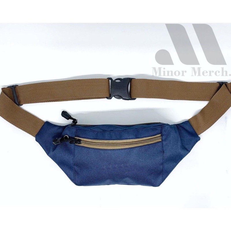 waistbag waterproof simple murah wanita pria tas pinggang COD