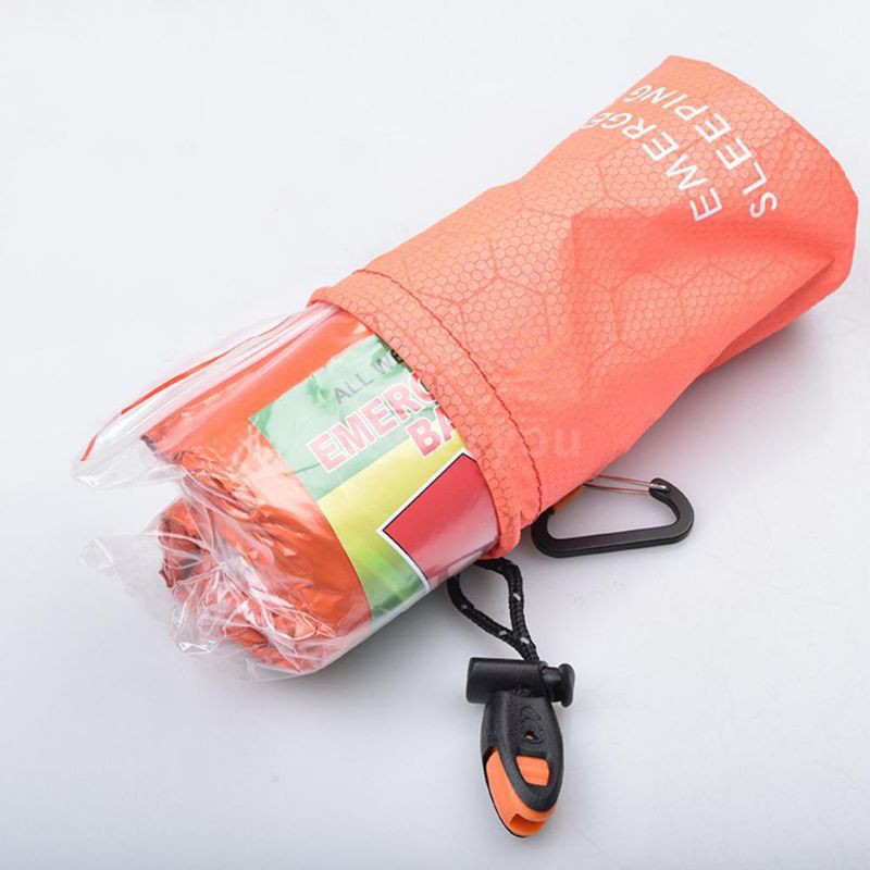 Thermal bivvy sleeping bag blanket emergency portable camping