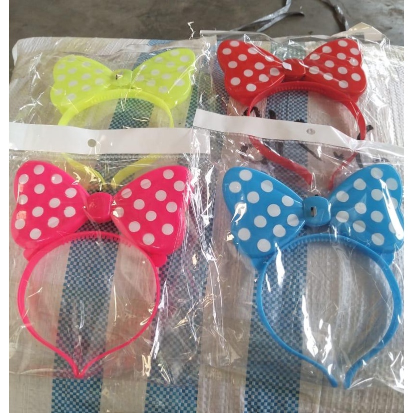 BANDO PITA MINNIE MOUSE LED ( BISA NYALA )