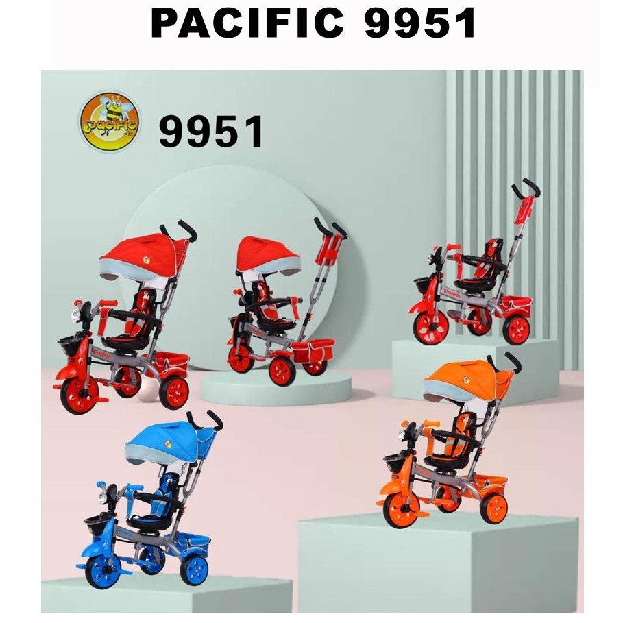 SEPEDA RODA TIGA BABY STROLLER PACIFIC 9951